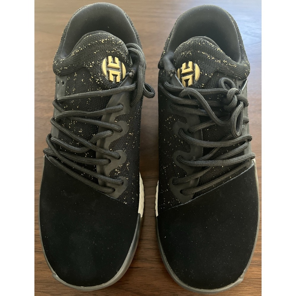 Adidas Harden Vol 1 Imma Be A Star Black Gold BW0545 Men Sz 5 Basketball Sneaker - Picture 3 of 14